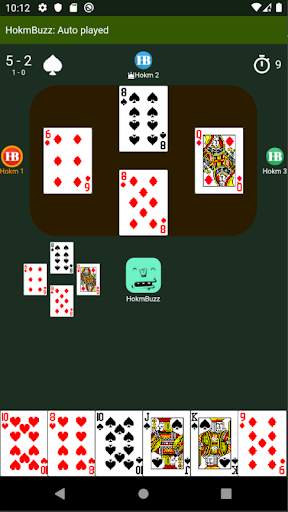 Hokm Buzz (Online Hokm game) screenshot 1