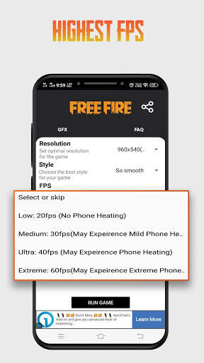 GFX Tool Free Fire Pro Booster- Free Fire GFX Tool screenshot 3
