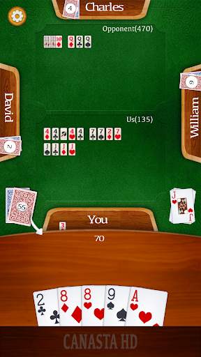 Canasta HD - Rummy Card Game screenshot 1