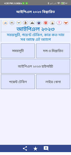আইপিএল ২০২৩ সময়সূচী ও দল screenshot 1