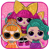 Lol Princess Surprise Glitter Keyboard Theme icon