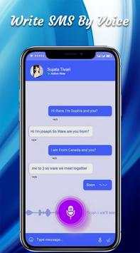 Write SMS by Vocie: Speech to SMS screenshot 1