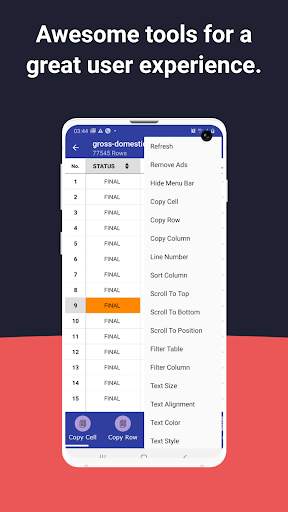 CSV File Viewer скриншот 3