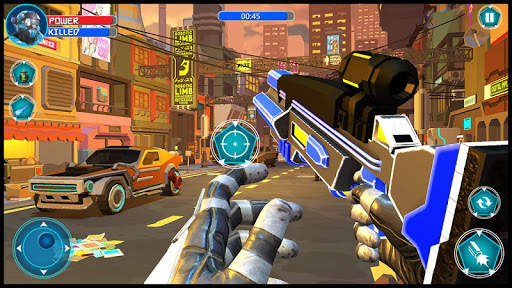 Real Robot Fire Battleground : Free Sci-fi Firing screenshot 5
