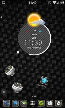 TSF Shell Theme Carbon HD 2 تصوير الشاشة