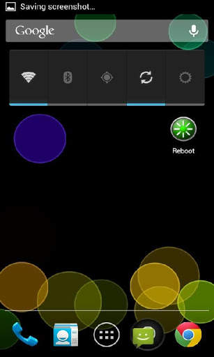 Rainbow Circles Live Wallpaper screenshot 2