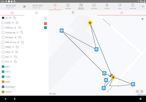 Omnicomm Online screenshot 11
