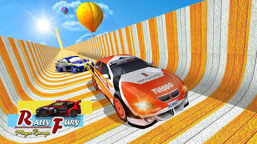 Mega Ramp Rally Fury Car Racing Stunts Tricky Test screenshot 2
