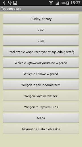 Topogeodezja UTM Light screenshot 1