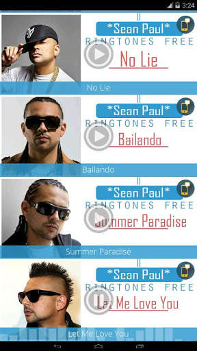Sean Paul - Ringtones Free screenshot 3
