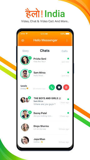 Hello India Talk – Messenger Chat Video Call screenshot 2