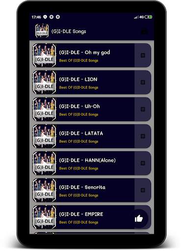 (G)I-DLE Songs Offline -- KPop Lyrics screenshot 4