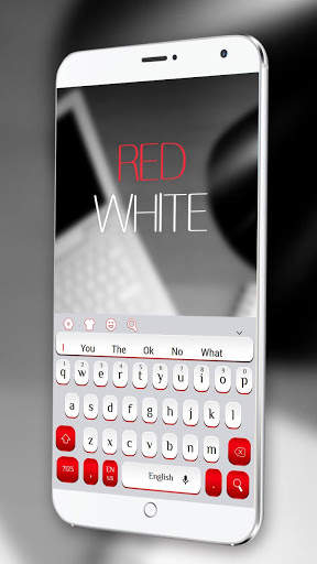 Red White Keyboard screenshot 3