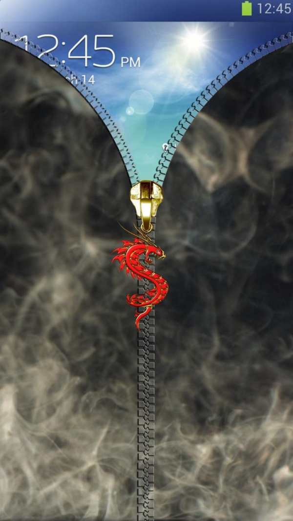 Smoke lock screen. Zipper 3 تصوير الشاشة