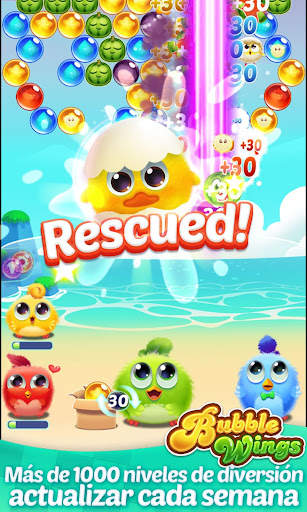 Bubble Wings: bubble shooter screenshot 1