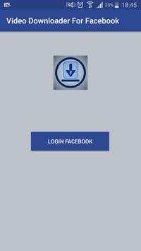 Video Downloader  For Facebook screenshot 1