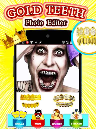 Gold Teeth Photo Editor 2 تصوير الشاشة