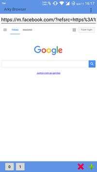 Navegador Web Leve - Arky WebView Browser screenshot 1