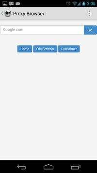 Proxy Browser screenshot 2
