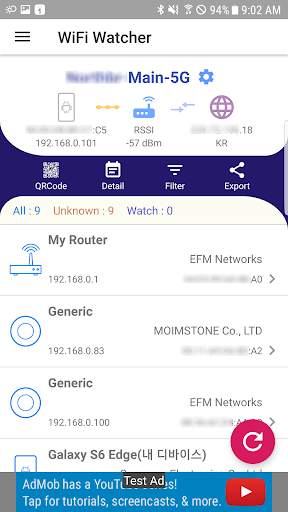 WiFi Watcher (Device detection and management) screenshot 2