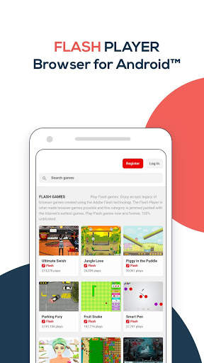 Fl PRO - Flash Browser - Flash Player for Android screenshot 1