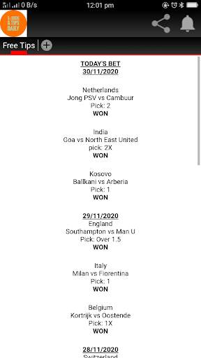 5  ODDS & TIPS DAILY screenshot 1