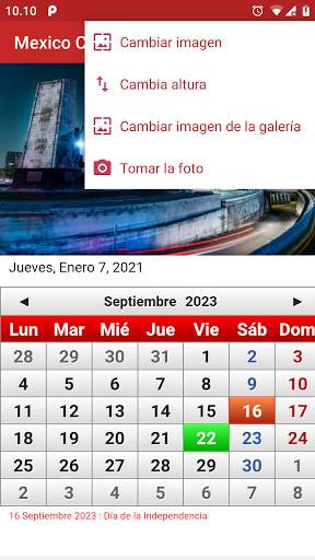 Mexico Calendario 2021 скриншот 4
