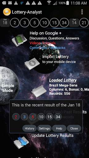 Lottery-Analyst Free screenshot 1