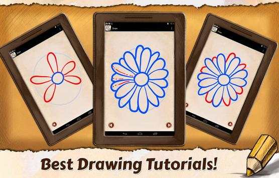 Art Draw Tattoo Flowers screenshot 2