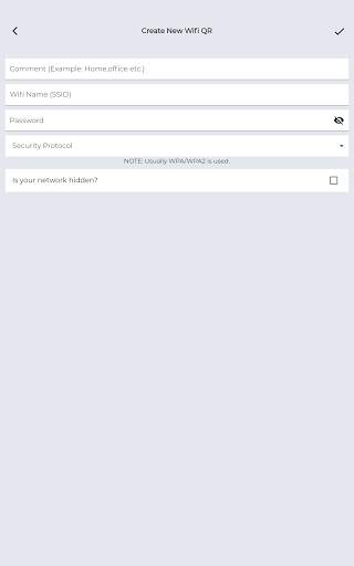 Wifi QR Code Maker screenshot 5