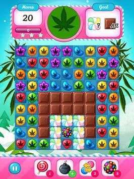 Weed Crush Match 3 Candy screenshot 3