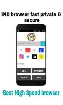 IND Browser fast private & secure screenshot 2