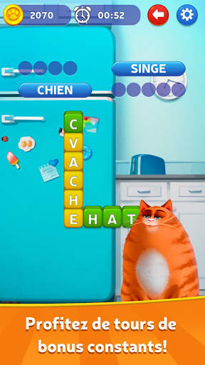 🔥Kitty Scramble: Jeu de recherche de mots screenshot 3