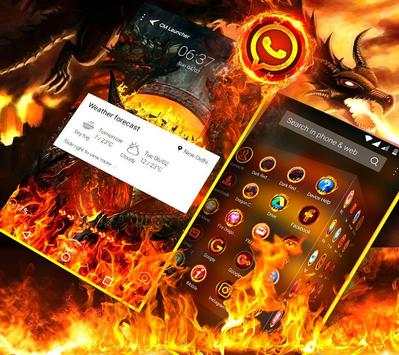Fire Dragon Anger Theme screenshot 3
