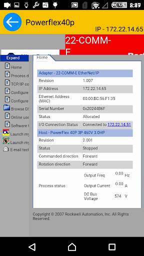 Drive Mobile HMI screenshot 6