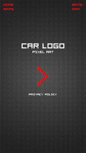 Cars Logo Pixel Art - Color by Numbers Car Games screenshot 1