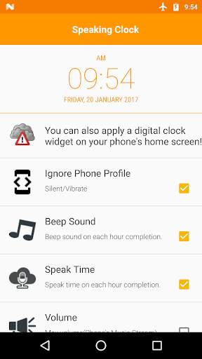 Speaking Clock screenshot 11