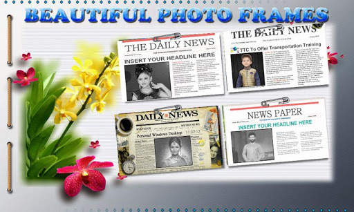 Newspaper Photo Frames screenshot 2