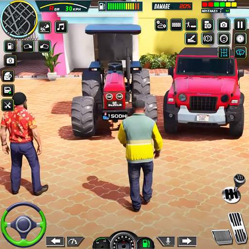 Indian Farming Tractor Driving 0.1