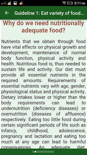 Dietary Guidelines for Indians screenshot 4