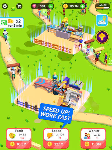 Idle Lumber Mill screenshot 13