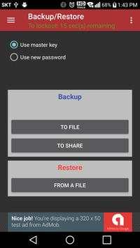 Password Safe(Fingerprint login, cloud data sync) 8 تصوير الشاشة