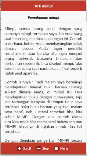 Kamus Arti Mimpi screenshot 3