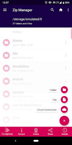 Zip File Reader - Zip & Unzip Files Manager screenshot 4