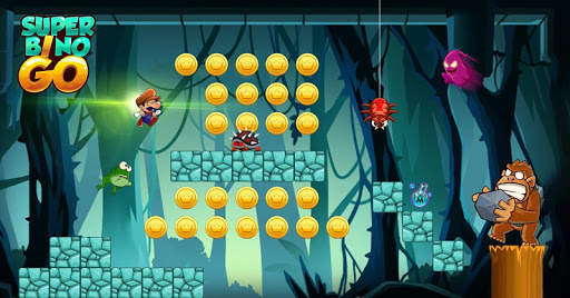 Super Bino Go:アドベンチャージャングルゲーム screenshot 2