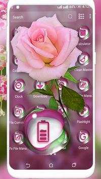 Pink Rose Launcher Theme screenshot 2