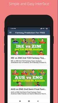 Free Prediction - Dream11 Prediction, Dream11 Team screenshot 3