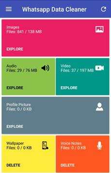 Whatsapp Data Cleaner screenshot 1