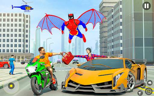 Flying Spider Hero: Rope Hero screenshot 7
