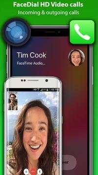 Facetime face Dial Calls 4 تصوير الشاشة